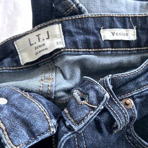 L.T.J Denim women’s size 30 waist jeans style Venice, straight leg full length